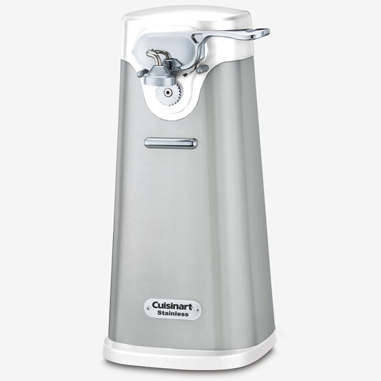 Deluxe Stainless Steel Can Opener White cacuisinart