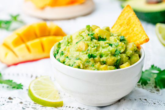 Summer Avocado Salsa with Mango, Mint and Cucumber