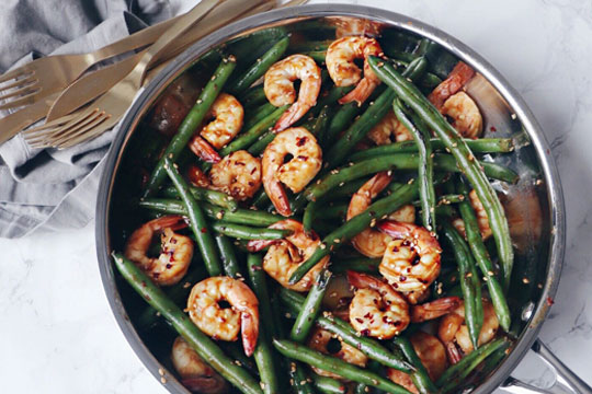 Green Beans with Shrimp