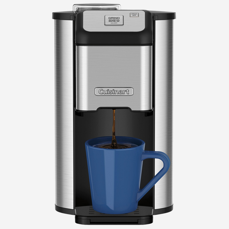 Single Cup Grind and Brew Coffeemaker