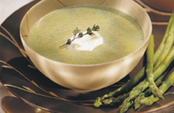 Asparagus, Potato &amp; Leek Soup
