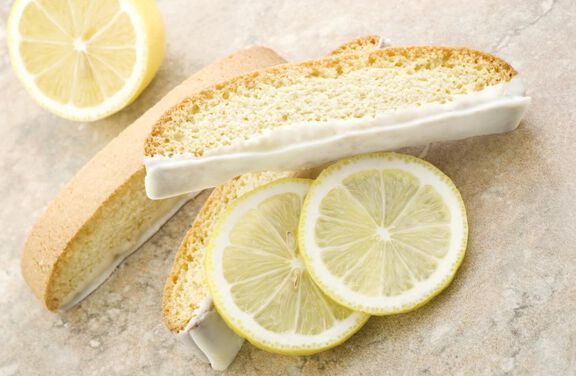 Lemon Ginger Biscotti