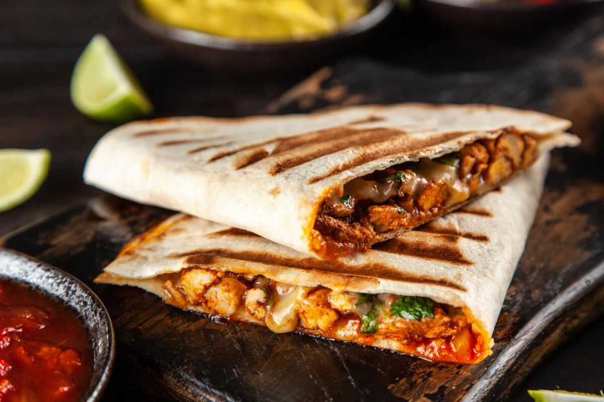 Chicken Quesadilla Wraps-1