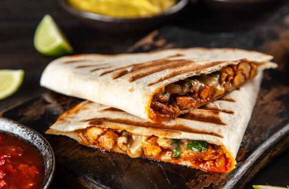 Chicken Quesadilla Wraps