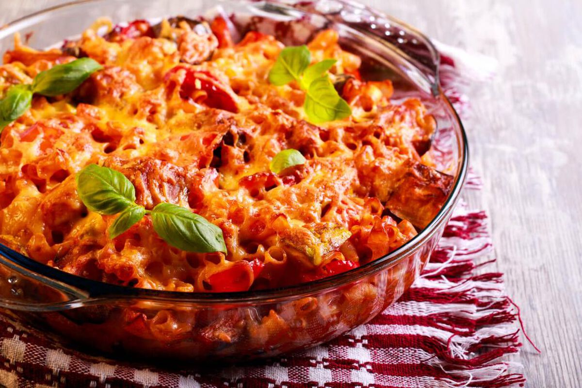 Baked Pasta with Veggies-1