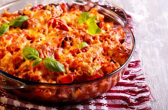 Baked Pasta with Veggies