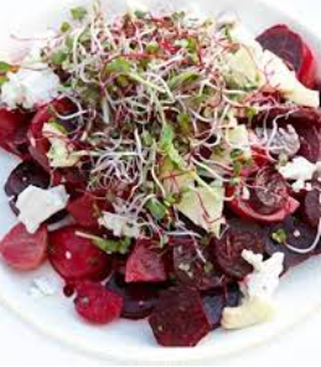 Mixed Beet Salad With Goat Cheese-1