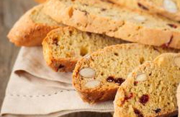 Dried Cherry and Almond Biscotti