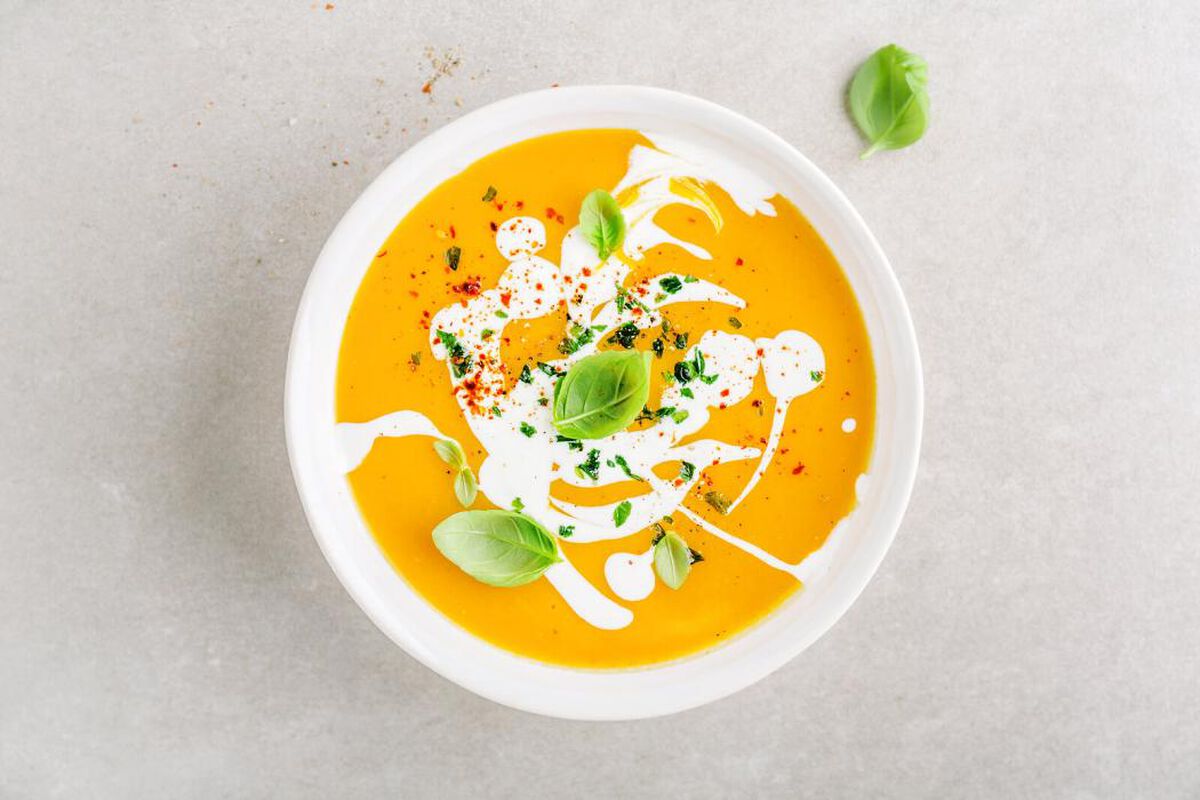 Loaded Sweet Potato Soup