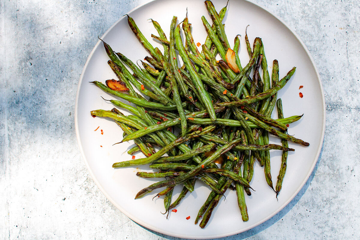 Asian-Style Frizzled Green Beans-1