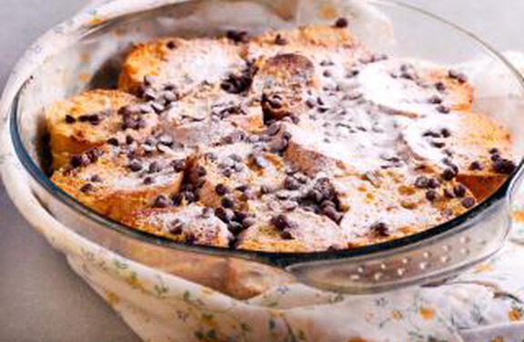Chocolate Chip Bread Pudding