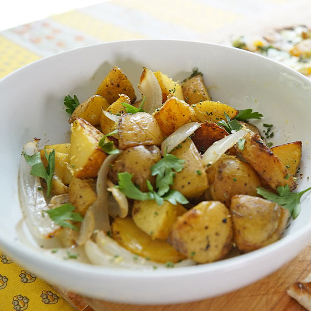 Charred Onion New Potato Hash-1