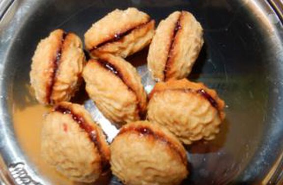 Cherry-Filled Shortbread Cookies