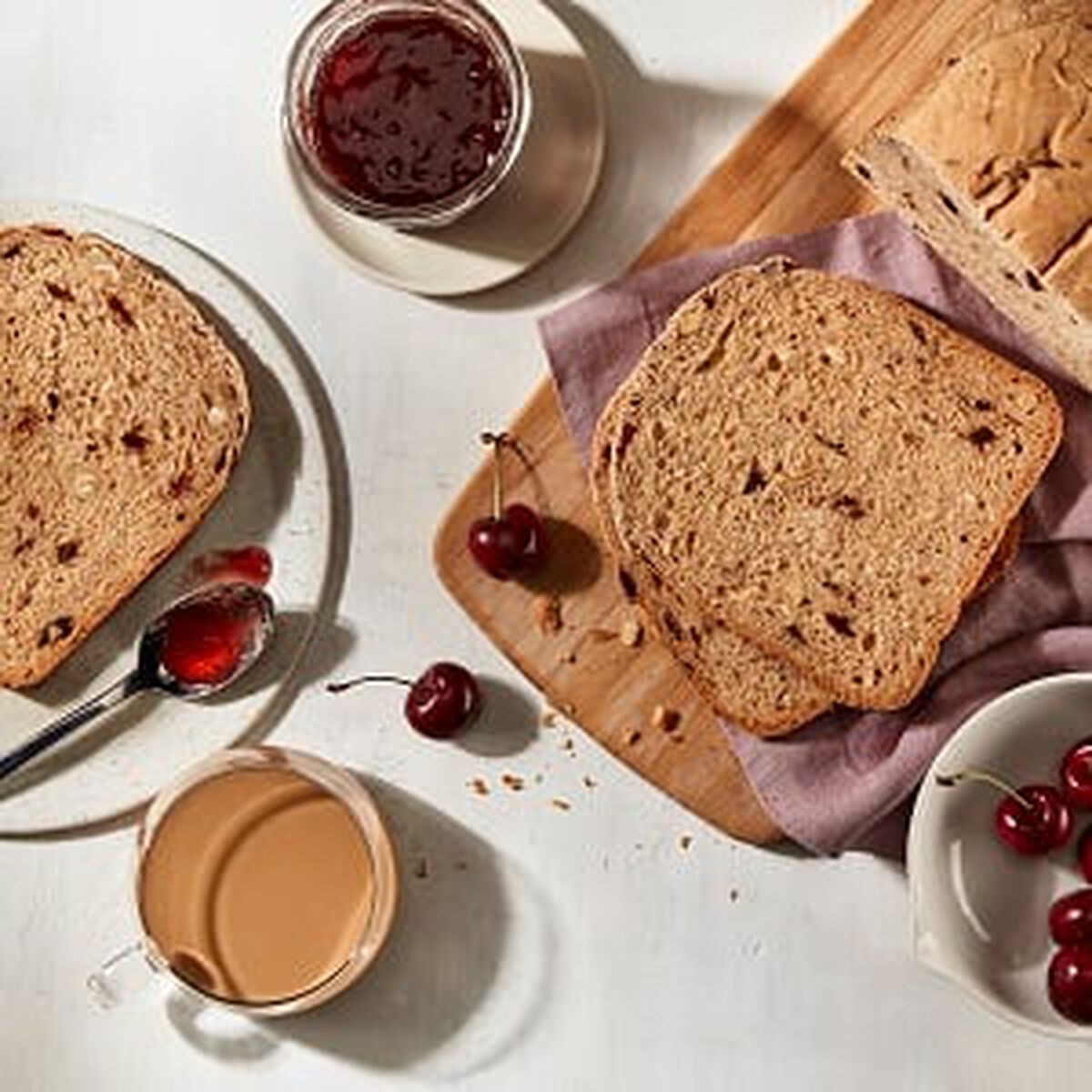 Dried Cherry & Hazelnut Loaf-1