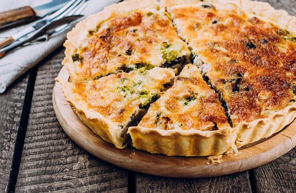 Bacon and Swiss Quiche