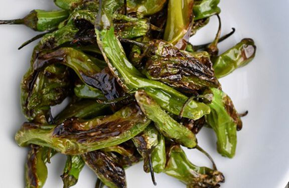 Blistered Shishito Peppers