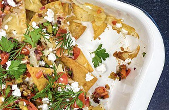 Mediterranean Nachos