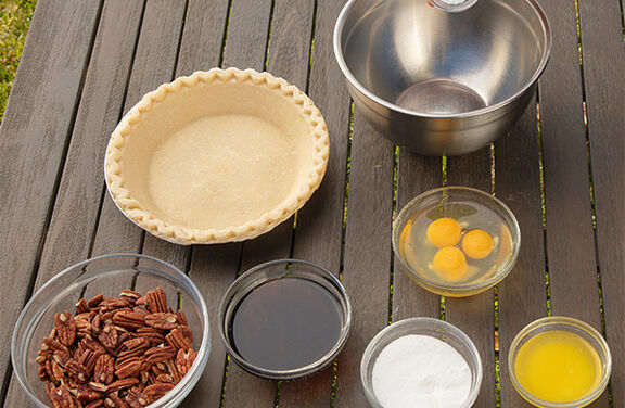 Pellet Smoked Pecan Pie