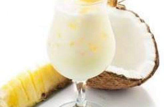 Pi&ntilde;a Colada Shaved Ice
