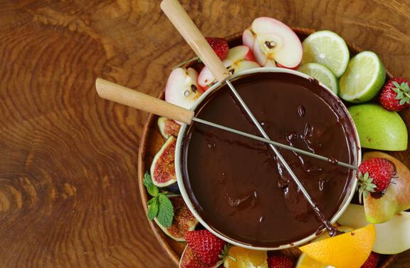 Chocolate Mint Fondue