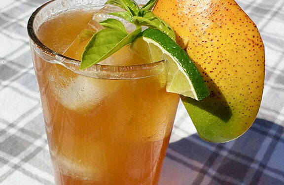 Smoky Mango Ginger Spritz