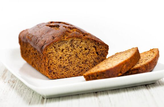 Low- Fat Banana Nut Bread