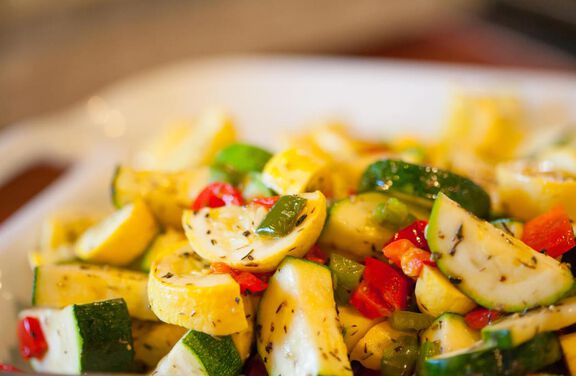 Steamed Summer Squash & Zucchini