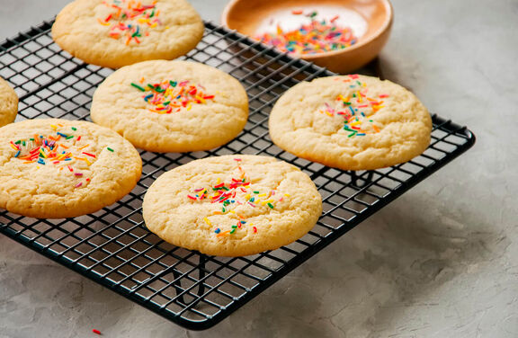 Strawberries &amp; Cream Pinwheel Cookies