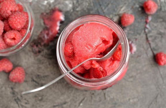 Raspberry Sorbet - 5 cups