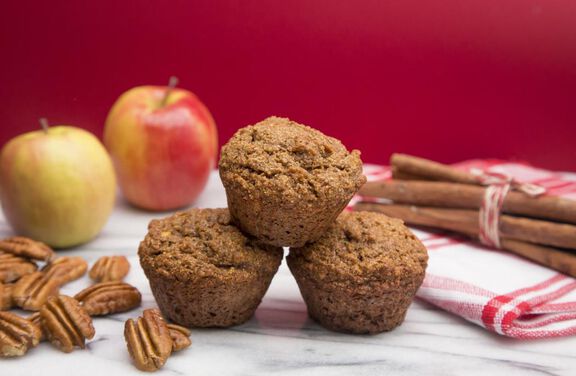 Apple Oat Bran Muffins