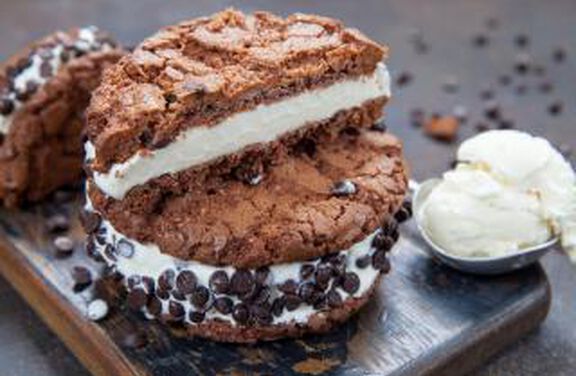 Chocolate Cocoa Nib and Pecan Sandwich Cookies