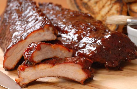 Oven Roasted BBQ Baby Back Ribs