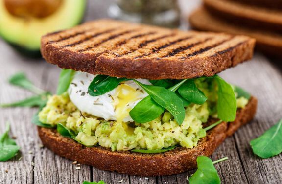 Soft-Boiled Eggs with Avocado Toast