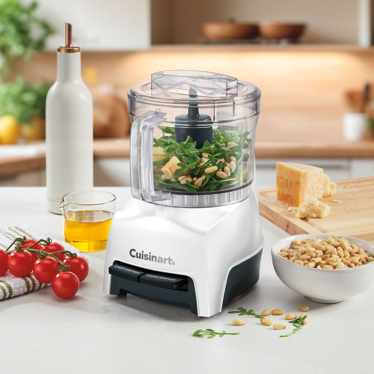 Mini-hachoir de 3 tasses &ndash; Blanc