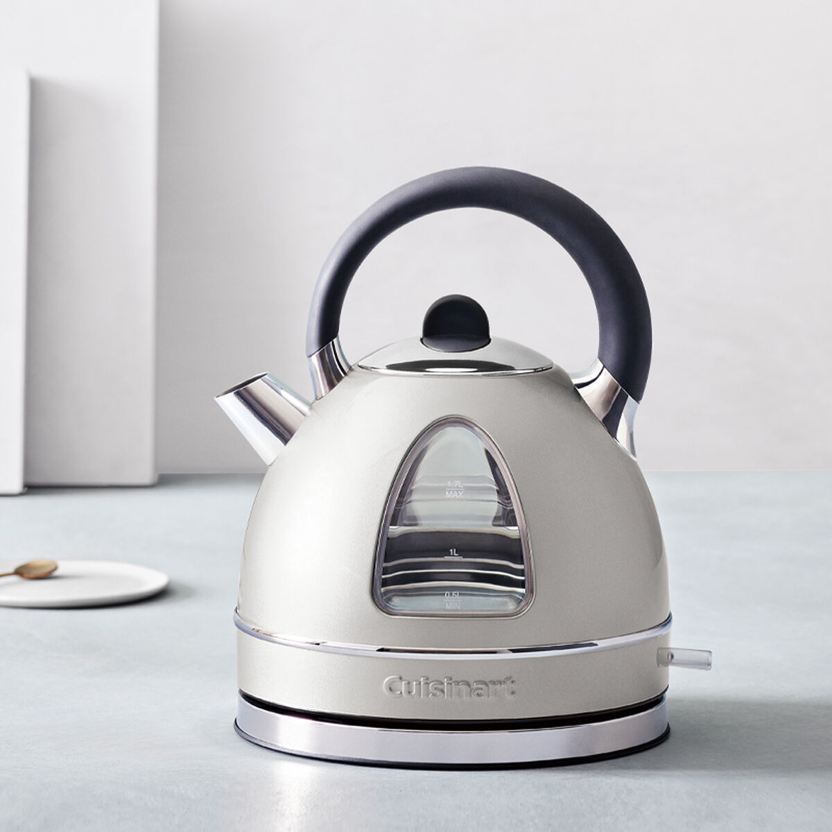 1.7 L Traditional Electric Kettle &ndash; Frosted Pearl, , large
