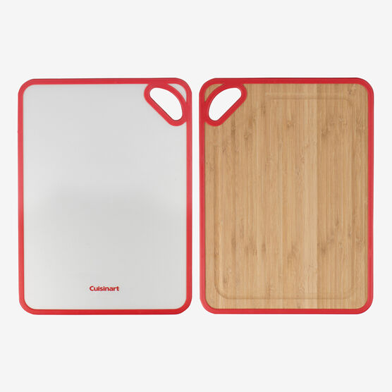 13.4" x 9.8" (34 x 25 cm) Bamboo and Poly Cutting Board, , hi-res