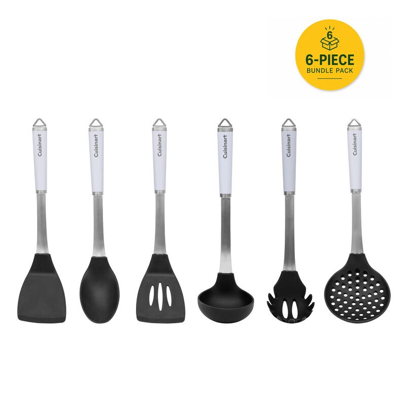 Cisinart FusionPro White 6-Piece Kitchen Tool Set, , medium