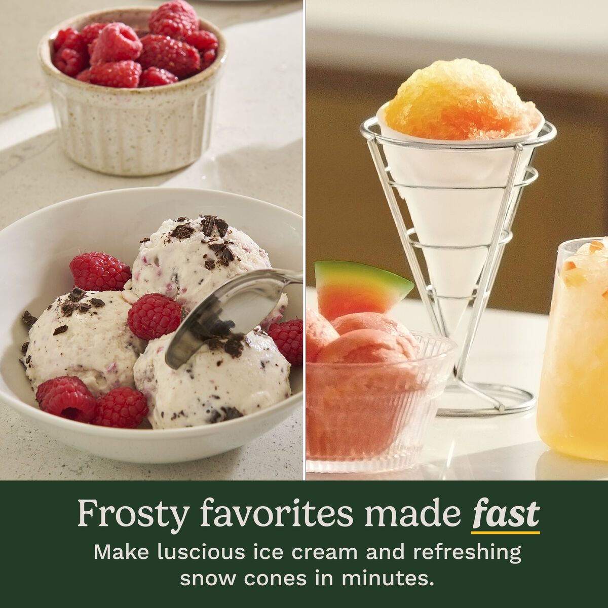 Cool Combo Ice Cream Maker and Snow Cone Machine, , large 5