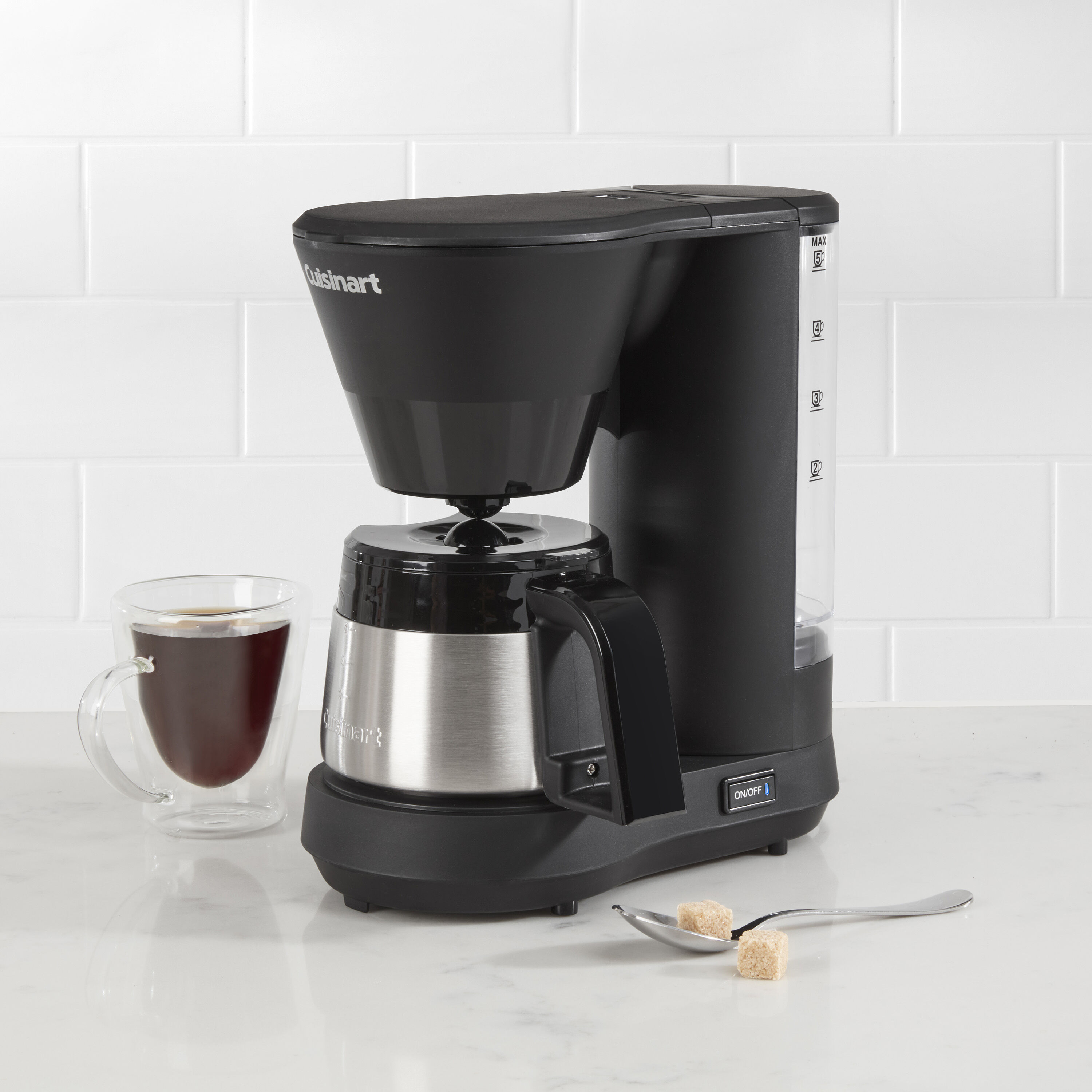 5-Cup Coffeemaker with Stainless Steel Carafe