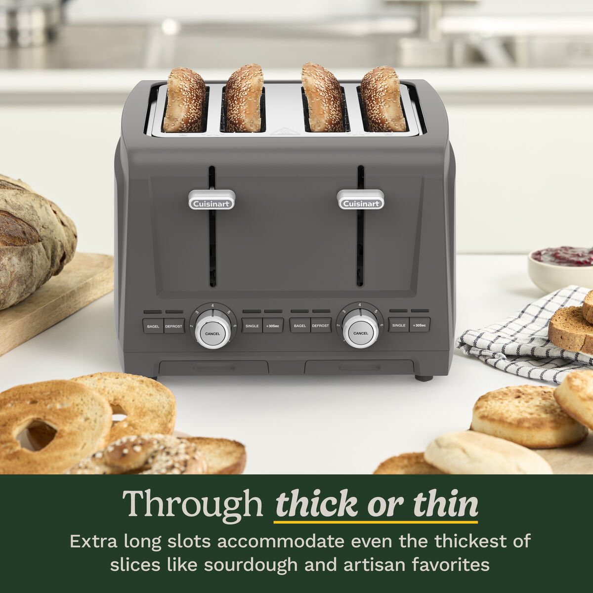 4-Slice XL Slot Toaster, , large 3