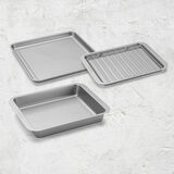 3-Piece Non-Stick Toaster Oven Bakeware Set, , small 1