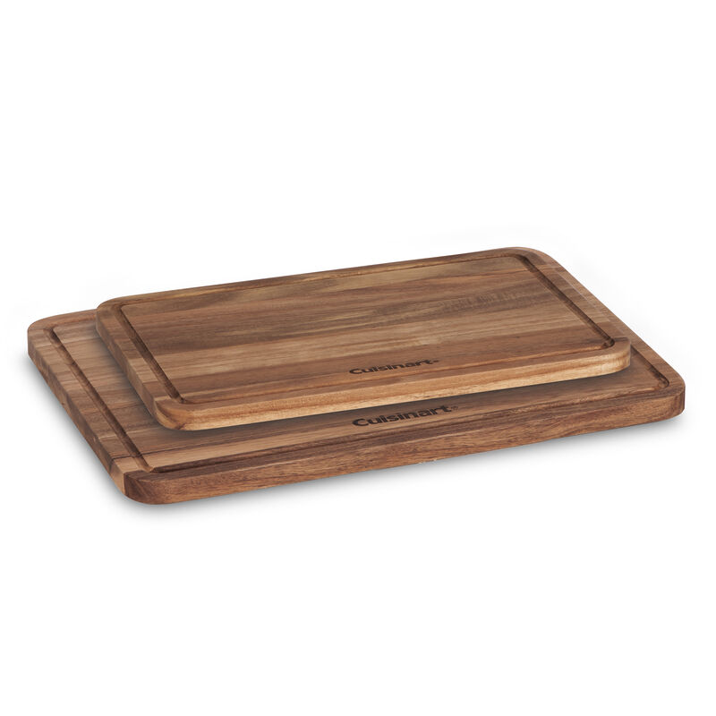 17 x 12 in and 15 x 10 in Acacia Cutting Board Set, , medium