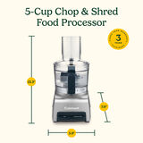 5-Cup Chop & Shred Food Processor