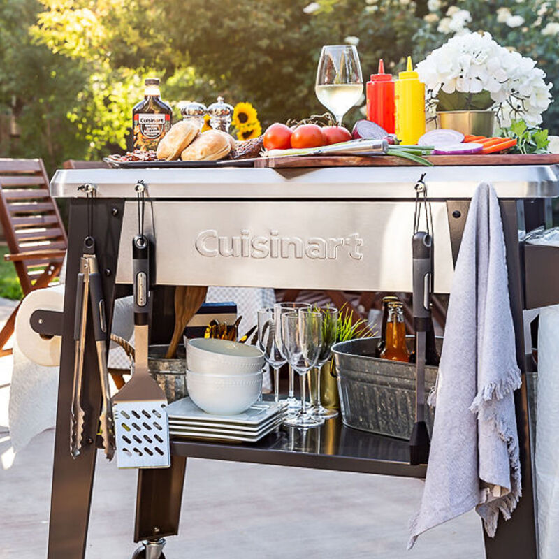 36" x 22" Outdoor Stainless Steel Prep Table