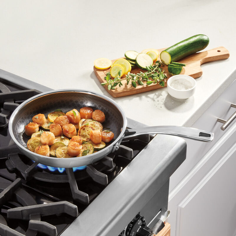 10'' FusionPlus&trade; Nonstick Stainless Skillet, , medium