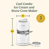 Cool Combo Ice Cream Maker and Snow Cone Machine, , small 10