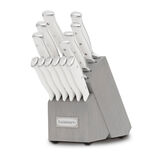 14-Piece Stainless Steel Knife Block Set