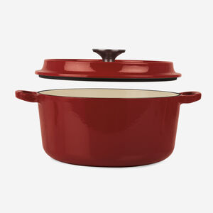 4.4 Qt. Round Casserole with Self-Basting Cover - Red, , hi-res