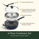 Cuisinart Preferred Pan 4 Piece Set - Nouveau Navy