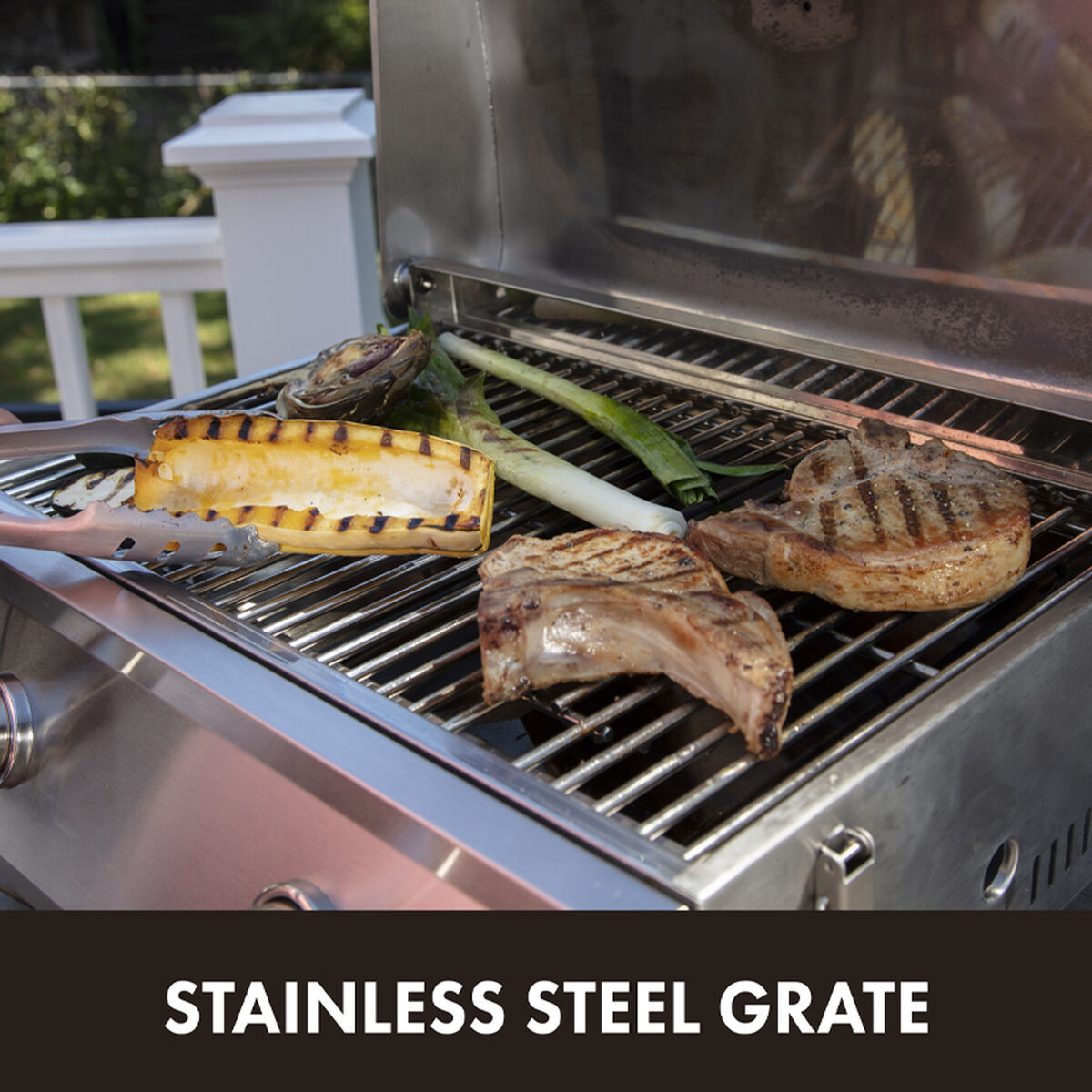 Chef's Style Stainless 2-Burner Gas Tabletop Grill